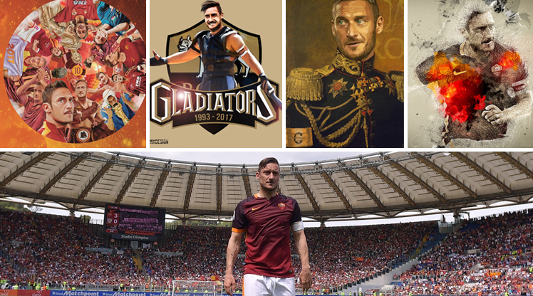 Totti'nin vedasına özel 100 kare!